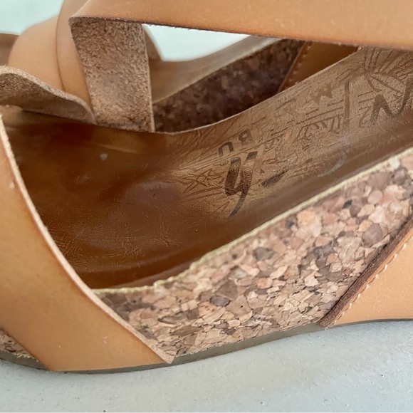 Malibu Blowfish Hakupu Cork Platform Strappy Sandal - Picture 6 of 8